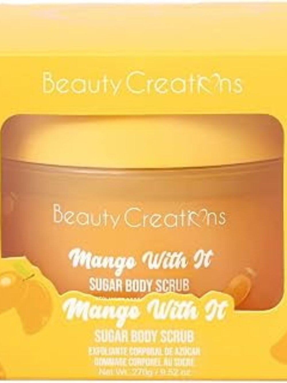 Beauty Creations "Mango With It" Sugar Body Scrub